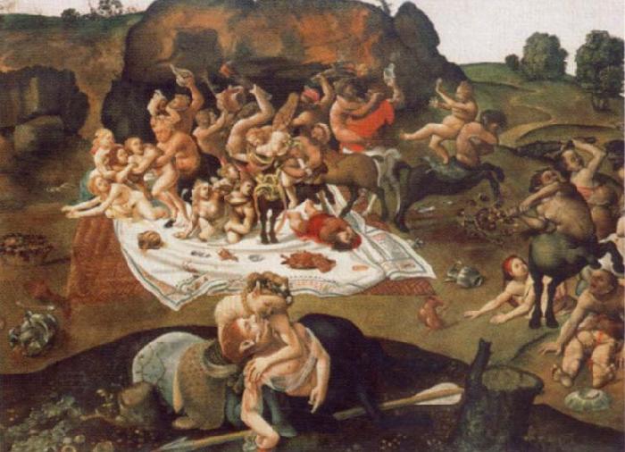 Piero di Cosimo the battle between Lapithen and Kentauren China oil painting art